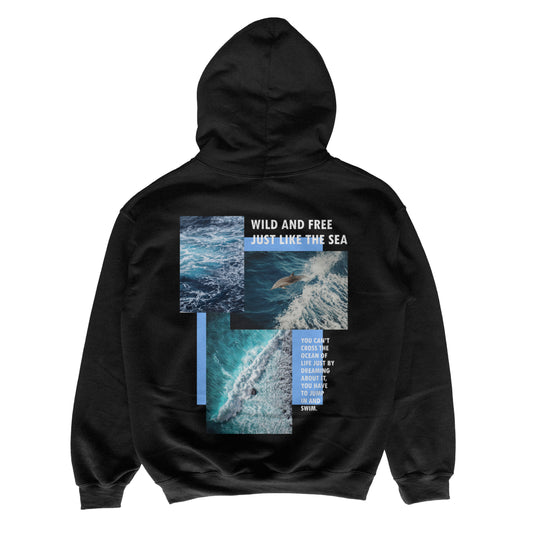 Sea Hoodie Black