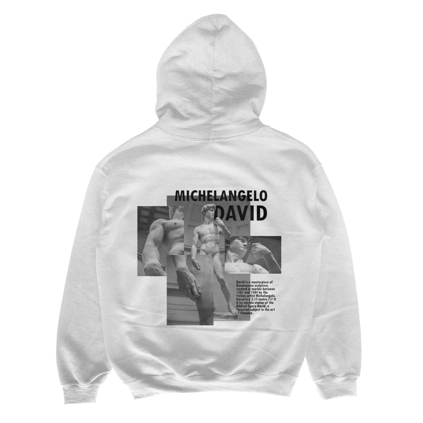 Michelangelo Hoodie White - Art Collection