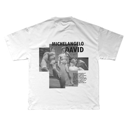 Michelangelo White T-Shirt - Art Collection