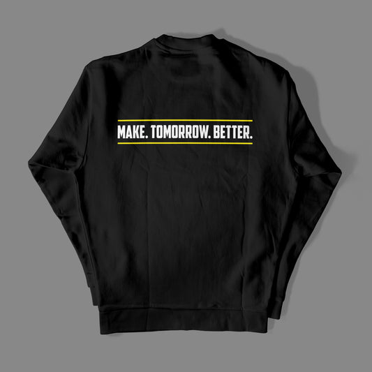 Make. Tomorrow. Better. - striped Sweater