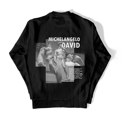 Michelangelo Black Sweater - Art Collection